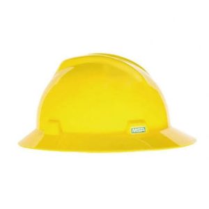 MSA CASCO TIPO SOMBRERO V-GARD AMARILLO SUSPENSION FAS-TRAC III