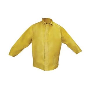 CHAQUETA EN VAQUETA AMARILLA PARA SOLDAR
